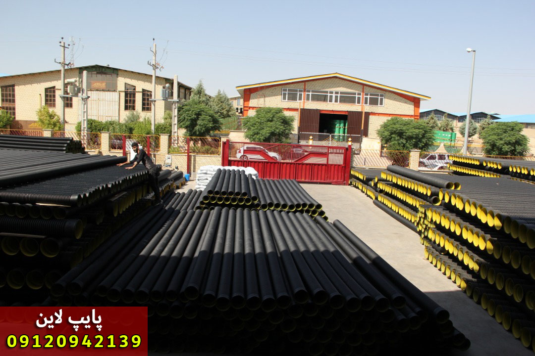 تست فشار لوله پلی اتیل در خط تولید کارخانه